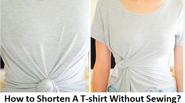 How To Shorten A T-shirt Without Sewing