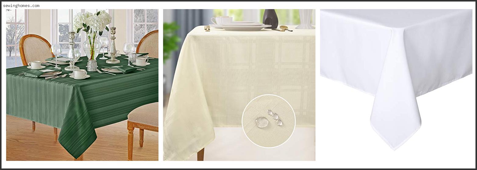 Top 10 Best No Iron Tablecloths 2022 – Review & Guide