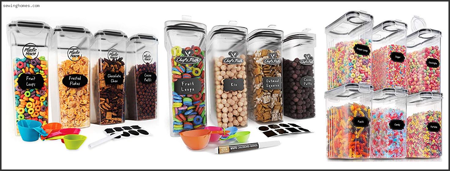 Top 10 Best Cereal Container 2022 – Reviews & Guides