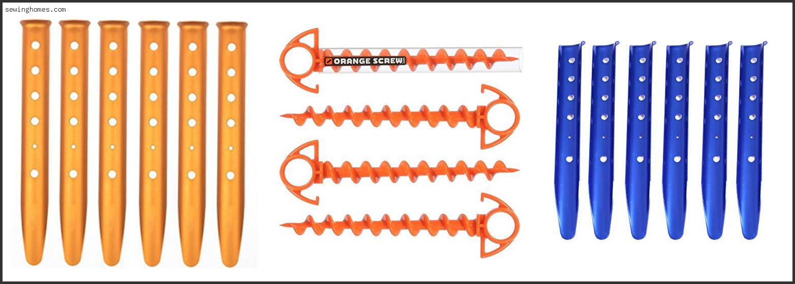 Top 10 Best Tent Stakes For Sand 2022- Review & Guide