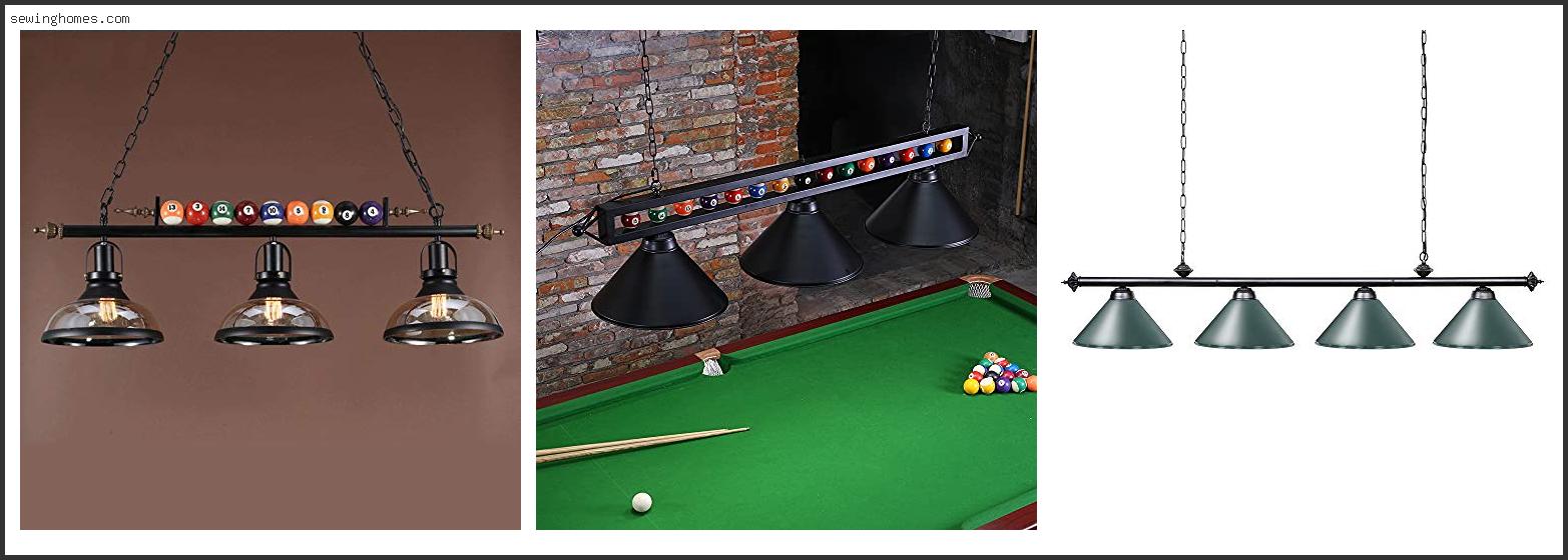 Top 10 Best Billiard Table Light 2022- Review & Guide